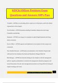 KDChi Officer Positions Exam Questions and Answers 100&percnt; Pass