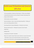 kdchi exam &num;2 Questions and Answers 100&percnt; Pass