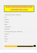 EXAM 3 KDCHI QUESTIONS AND ANSWERS 100&percnt; PASS