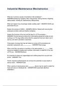 Industrial Maintenance Mechatronics questions and answers&period;