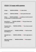 CSLB C-33 exam with answers