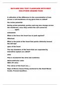 BAYCARE EKG TEST FLASHCARD WITH BEST  SOLUTIONS GRADED PASS
