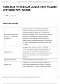 NURS 6541 FINAL EXAM LATEST &lpar;NEW&comma; WALDEN UNIVERSITY&rpar;&sol;A&plus; GRADE
