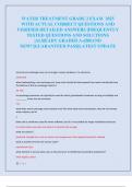 WATER TREATMENT GRADE 2 EXAM 2025  WITH ACTUAL CORRECT QUESTIONS AND  VERIFIED DETAILED ANSWERS &vert;FREQUENTLY  TESTED QUESTIONS AND SOLUTIONS  &vert;ALREADY GRADED A&plus;&vert;BRAND  NEW&excl;&excl;&vert;GUARANTEED PASS&vert;LATEST UPDATE