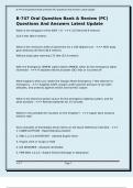 B-747 Oral Question Bank & Review &lpar;PC&rpar; Questions And Answers Latest Update