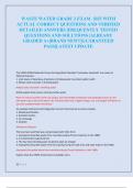 WASTE WATER GRADE 2 EXAM 2025 WITH  ACTUAL CORRECT QUESTIONS AND VERIFIED  DETAILED ANSWERS &vert;FREQUENTLY TESTED  QUESTIONS AND SOLUTIONS &vert;ALREADY  GRADED A&plus;&vert;BRAND NEW&excl;&excl;&vert;GUARANTEED  PASS&vert;LATEST UPDATE