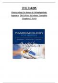 Test bank for pharmacology for nurses a pathophysiologic approach 5th edition by adams