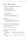 Inleiding tot het recht 