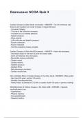 Rasmussen NCOA Quiz 3 questions and answers