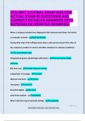 GCU MKT 315 FINAL EXAM 2025-2026 ACTUAL EXAM 60 QUESTIONS AND  CORRECT DETAILED ANSWERS WITH  RATIONALES &lpar;VERIFIED ANSWERS&rpar;