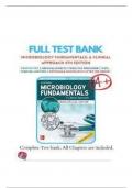 Test Bank For Microbiology Fundamentals A Clinical Approach 2024 Release Marjorie Kelly Cowan&comma; Heidi Smith and Jennifer Lusk Chapter 1-22 &vert; Complete Solution Guide&period;