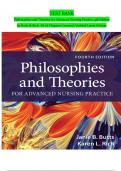 Test Bank for Philosophies and Theories for Advanced Nursing Practice&comma; 4th Edition by Butts & Rich &ndash; All 26