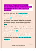 Ohio Notary Public 2025 UPDATED  EXAM MOST TESTED QUESTIONS AND  ANSWERS GRADED A&plus; &vert;ASSURED  SUCCESS
