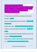 OHLO LEAD ABATEMENT  CONTRACTOR TEST EXAM QUESTIONS  AND CORRECT ANSWERS&vert; ACCURATE  REAL EXAM WITH FREQUENTLY  TESTED QUESTIONS