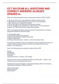 Bundle For  CCT EXAM QUESTIONS AND CORRECT DETAILED ANSWERS &lpar;VERIFIED ANSWERS&rpar; &vert;ALREADY GRADED A&plus;