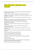 NSG 530 Exam 1 Questions And Answers