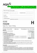 PACKAGE-&colon;&colon;AQA GCSE PANJABI 2024- Complete Question Paper & Marking Scheme Merged 