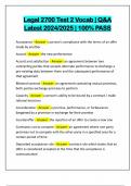 LEGL 2700 ROESSING PACKAGE DEAL EXAMS&colon;&colon;&colon; Q&A LATEST 2024&sol;2025