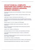 CCI CCT EXAM ALL COMPLETE QUESTIONS AND CORRECT DETAILED ANSWERS &lpar;VERIFIED ANSWERS&rpar; &vert;ALREADY GRADED A&plus;