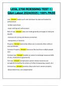 LEGL 2700 ROESSING BUNDLED EXAMS&colon;&colon;&colon; Q&A LATEST 2024&sol;2025