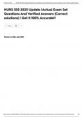 NURS 550 2025 Update &vert;Actual Exam Set Questions And Verified Answers &lpar;Correct solutions&rpar; &vert; Get It 100&percnt; Accurate&excl;&excl;