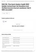 NSG 516 -Tina heent shadow health 2025 Update &vert;Actual Exam Set Questions And Verified Answers &lpar;Correct solutions&rpar; &vert; Get It 100&percnt; Accurate&excl;&excl;