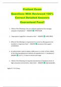 Proliant Exam   Questions With Reviewed 100&percnt;  Correct Detailed Answers  Guaranteed Pass&excl;&excl; 