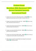 Proliant Exam   Questions With Reviewed 100&percnt;  Correct Detailed Answers  Guaranteed Pass&excl;&excl;  