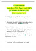 Proliant Exam   Questions With Reviewed 100&percnt;  Correct Detailed Answers  Guaranteed Pass&excl;&excl;
