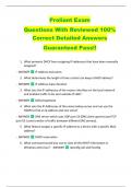 Proliant Exam   Questions With Reviewed 100&percnt;  Correct Detailed Answers  Guaranteed Pass&excl;&excl; 