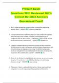 Proliant Exam   Questions With Reviewed 100&percnt;  Correct Detailed Answers  Guaranteed Pass&excl;&excl;  