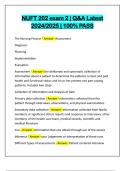 NUFT 202 exam 2 &vert; Q&A Latest 2024&sol;2025 &vert; 100&percnt; PASS