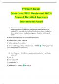 Proliant Exam   Questions With Reviewed 100&percnt;  Correct Detailed Answers  Guaranteed Pass&excl;&excl;  