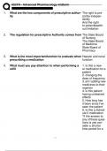 NURS 6521N MIDTERM EXAM ADVANCED PHARMACOLOGY 100 QUESTIONS WITH COMPLETE UPDATED CORRECT ANSWERS&sol;A&plus; GRADE