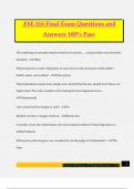 FSE 116 Final Exam Questions and Answers 100&percnt; Pass