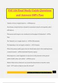 FSE 116 Final Study Guide Questions and Answers 100&percnt; Pass