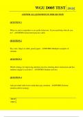  WGU D005 TEST QUESTIONS AND ANSWERS 2025