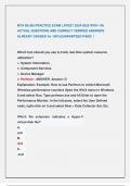 MTA 98-365 PRACTICE EXAM LATEST 2024-2025 WITH 145  ACTUAL QUESTIONS AND CORRECT VERIFIED ANSWERS  ALREADY GRADED A&plus; 100&percnt;GUARANTEED PASS&excl; &excl;