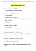 CHSE EXAM STUDY SET