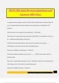 HUN 1201 Quiz Reviews Questions and Answers 100&percnt; Pass