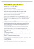 EBTM 365 EXAM 1 &vert;&vert; A&plus; Verified Solutions&period;