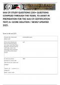 IAAI CFI STUDY QUESTIONS &lpar;250&plus; QUESTIONS COMPILED THROUGH THE YEARS&comma; TO ASSIST IN PREPARATION FOR THE IAAI CFI CERTIFICATION TEST&rpar; A&plus; SCORE SOLUTION &sol; NEWLY UPDATED 2025&period; 