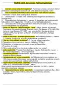Newest nurs 5315 advanced pathophysiology final exam questions and correct answers &lpar;2025