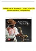 Anatomy & Physiology&colon; The Unity of Form and Function &lpar;10th Ed&rpar; by Saladin &ndash; Updated Chapters 1-29 Exam Bank with Verified Answers