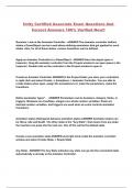 Unity Certified Associate Exam Questions And Correct Answers 100&percnt; Verified New&excl;&excl;