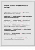 Asphalt Binders Overview exam with answers