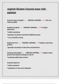 Asphalt Binders General exam with answers&period;