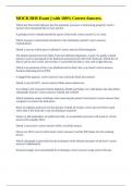 MOCK RHS Exam &vert;&vert; with 100&percnt; Correct Answers&period;