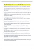 DAMB RHS Practice Exam &vert;&vert; with 100&percnt; Errorless Answers&period;