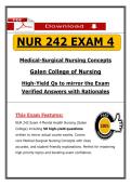 Galen NUR 242 Exam 4 &lpar;2026 &sol; 2027&rpar; &vert; Med-Surg Nursing &vert; &lpar;A&plus; Guarantee&rpar; &vert; PDF